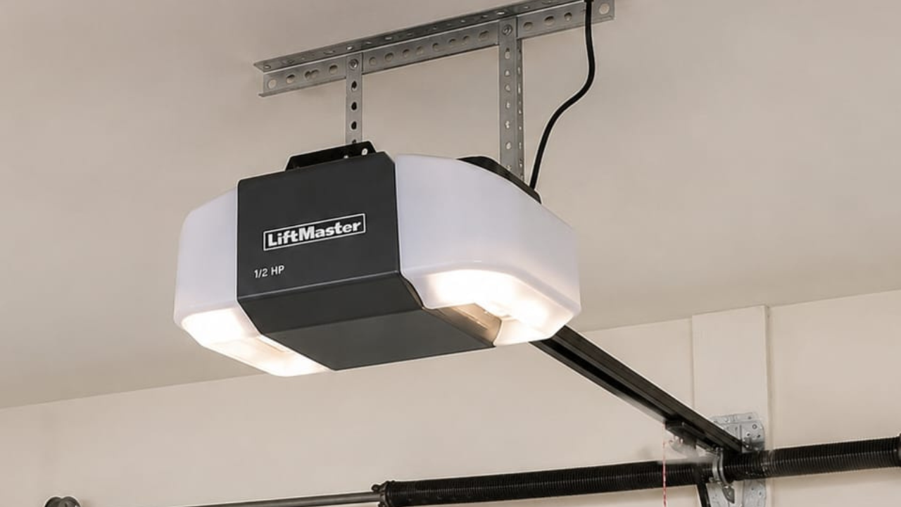 Garage door opener installation