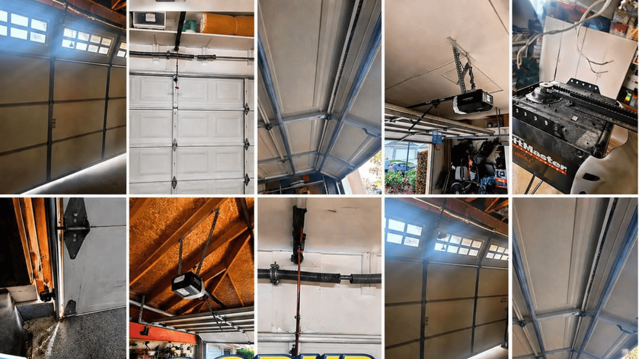 Garage door maintenance tune-up